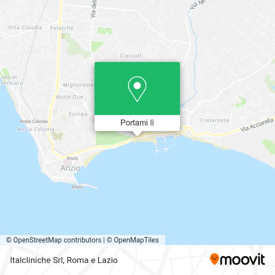 Mappa Italcliniche Srl