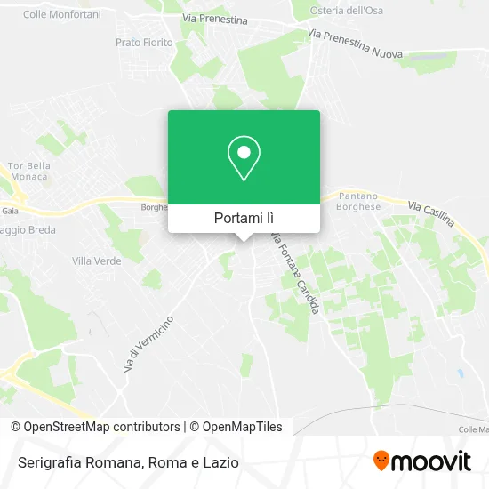 Mappa Serigrafia Romana