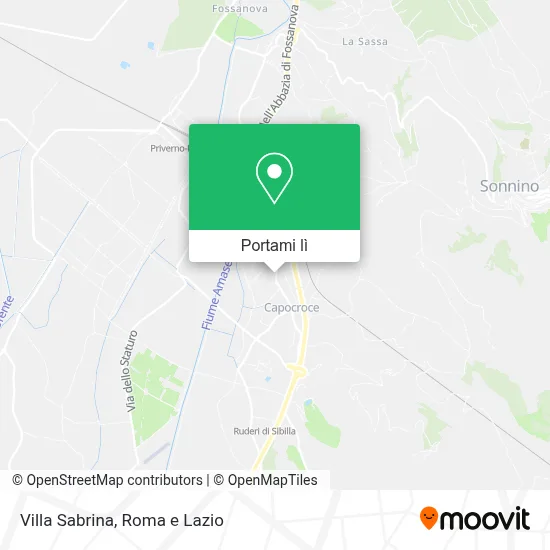 Mappa Villa Sabrina
