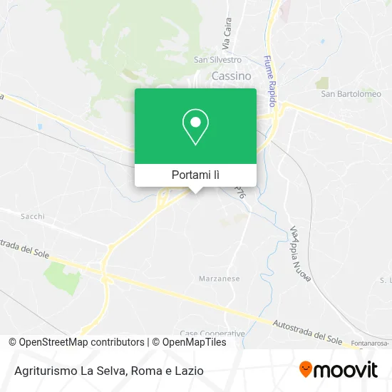Mappa Agriturismo La Selva