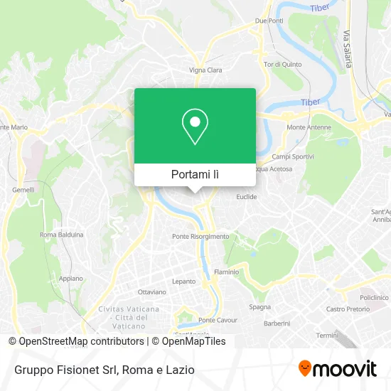 Mappa Gruppo Fisionet Srl