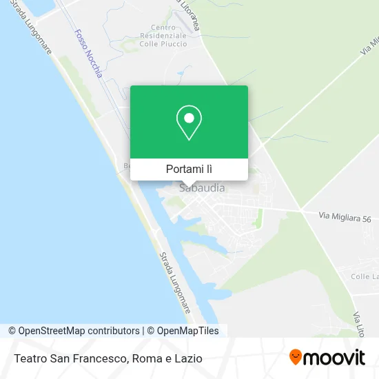 Mappa Teatro San Francesco