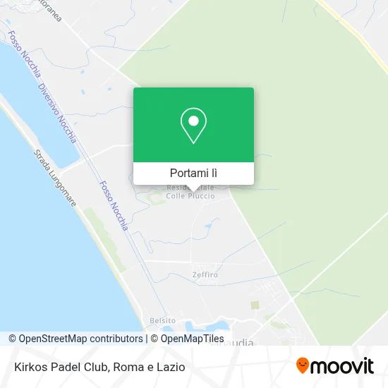 Mappa Kirkos Padel Club