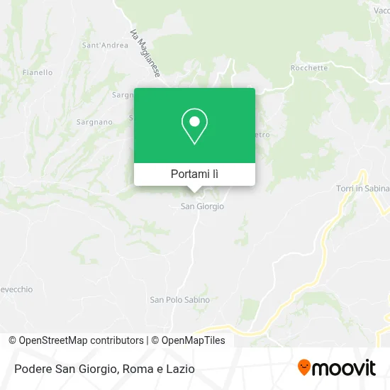 Mappa Podere San Giorgio