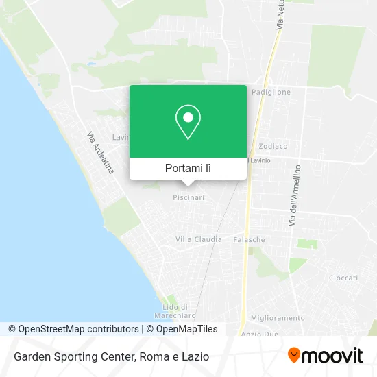 Mappa Garden Sporting Center