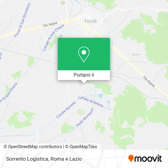 Mappa Sorrento Logistica