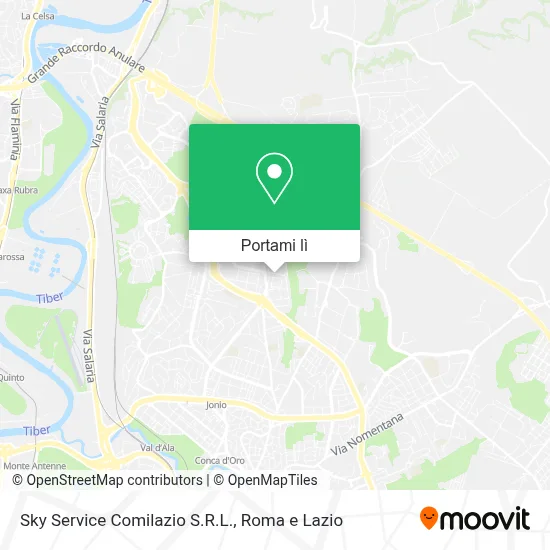 Mappa Sky Service Comilazio S.R.L.