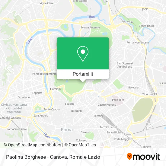 Mappa Paolina Borghese - Canova