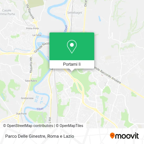 Mappa Parco Delle Ginestre