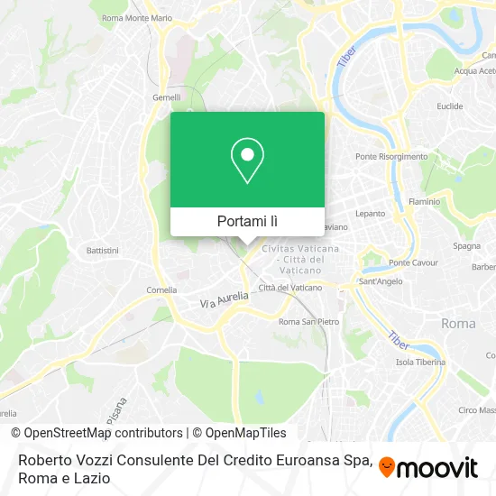 Mappa Roberto Vozzi Consulente Del Credito Euroansa Spa