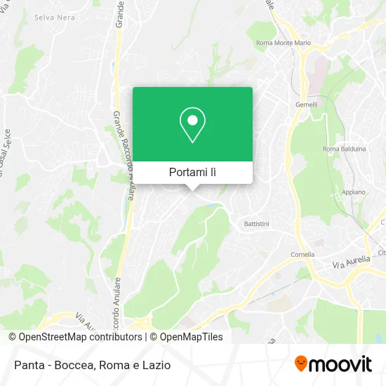 Mappa Panta - Boccea