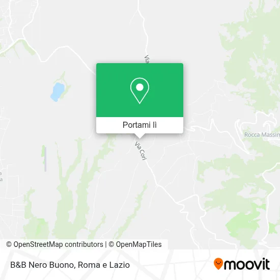 Mappa B&B Nero Buono