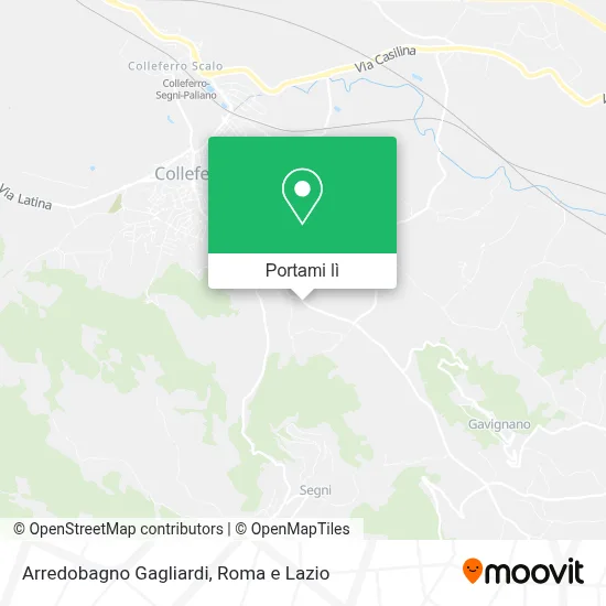 Mappa Arredobagno Gagliardi