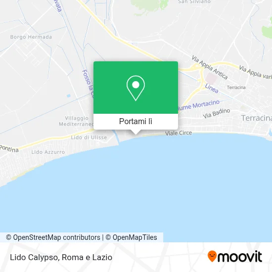 Mappa Lido Calypso