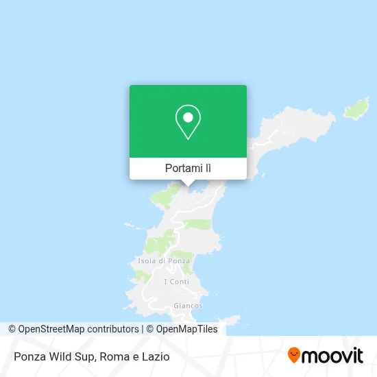 Mappa Ponza Wild Sup