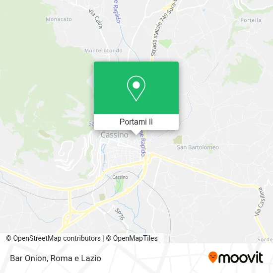 Mappa Bar Onion