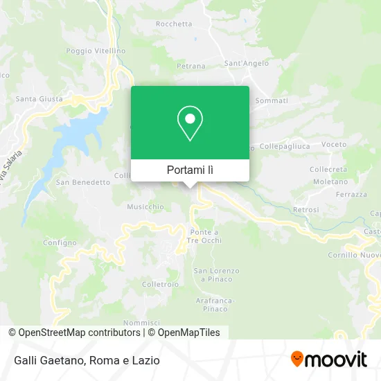 Mappa Galli Gaetano