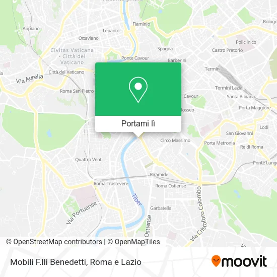 Mappa Mobili F.lli Benedetti