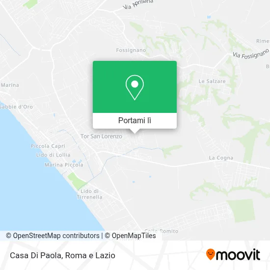 Mappa Casa Di Paola