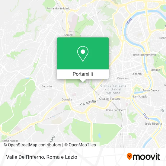 Mappa Valle Dell'Inferno
