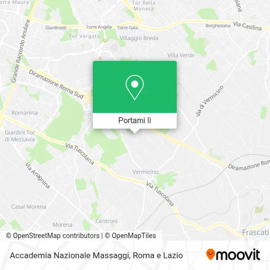 Mappa Accademia Nazionale Massaggi