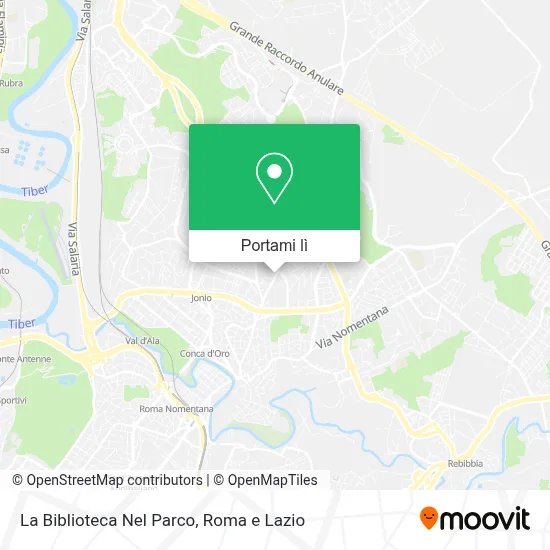 Mappa La Biblioteca Nel Parco