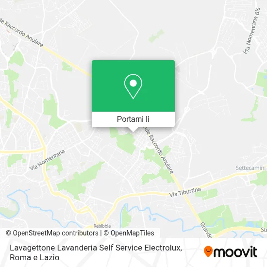 Mappa Lavagettone Lavanderia Self Service Electrolux