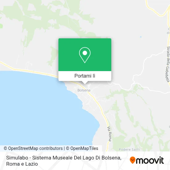 Mappa Simulabo - Sistema Museale Del Lago Di Bolsena