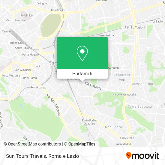 Mappa Sun Tours Travels