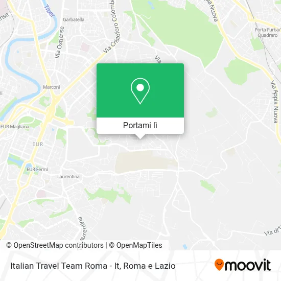 Mappa Italian Travel Team Roma - It