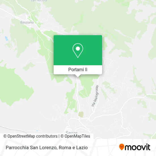 Mappa Parrocchia San Lorenzo