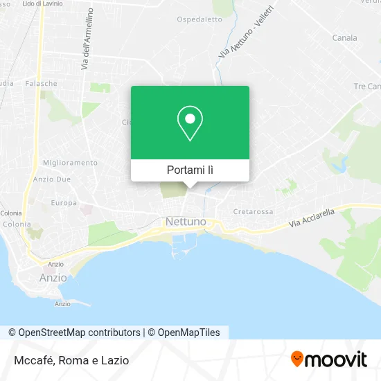 Mappa Mccafé