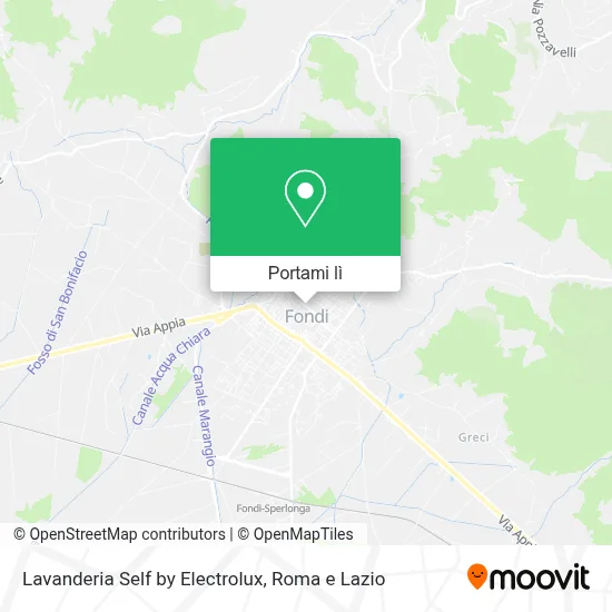 Mappa Lavanderia Self by Electrolux