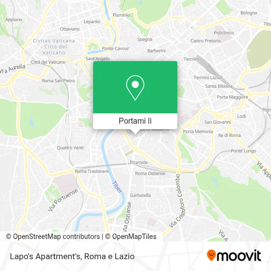 Mappa Lapo's Apartment's