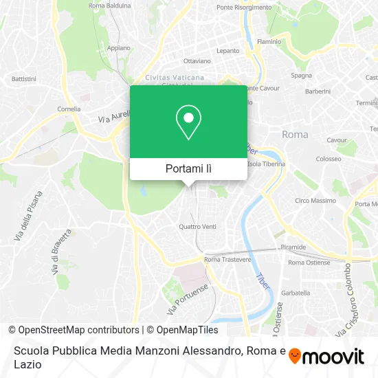Mappa Scuola Pubblica Media Manzoni Alessandro