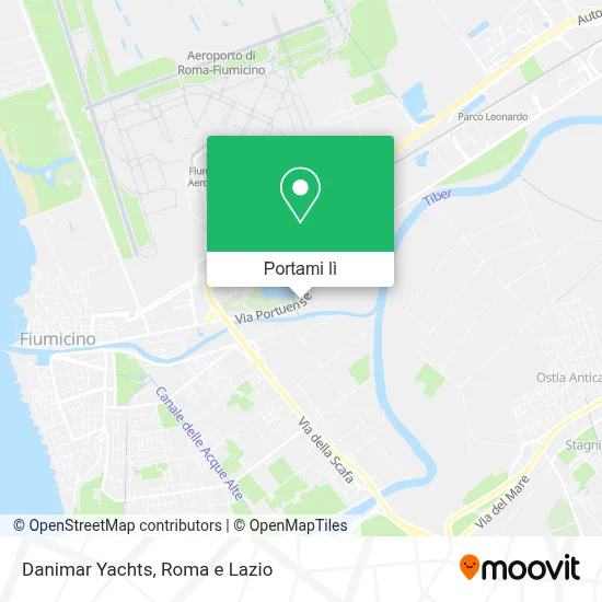 Mappa Danimar Yachts