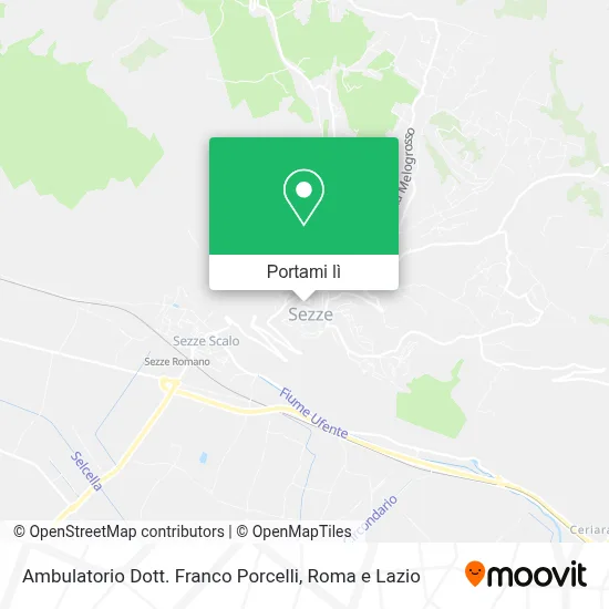 Mappa Ambulatorio Dott. Franco Porcelli