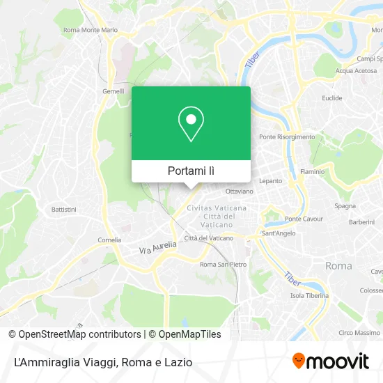 Mappa L'Ammiraglia Viaggi