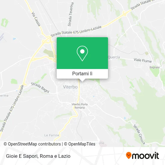 Mappa Gioie E Sapori