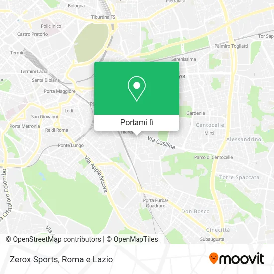 Mappa Zerox Sports
