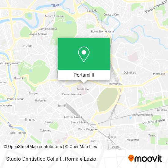 Mappa Studio Dentistico Collalti