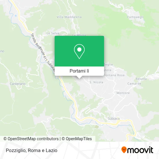 Mappa Pozziglio