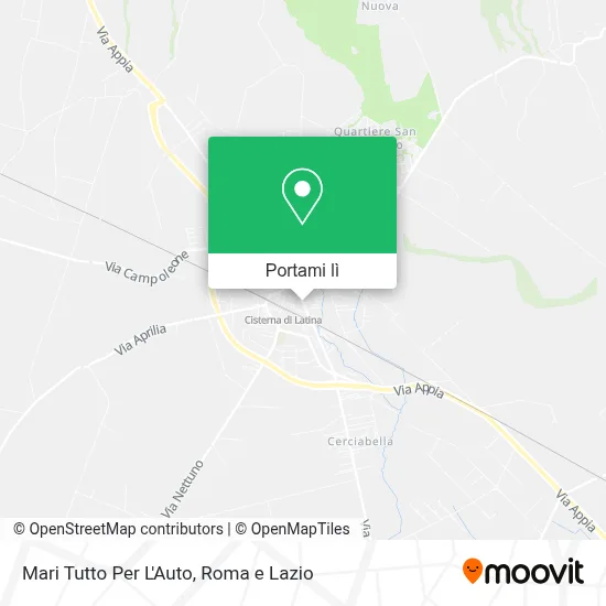 Mappa Mari Tutto Per L'Auto