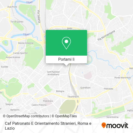 Mappa Caf Patronato E Orientamento Stranieri
