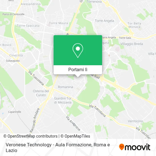 Mappa Veronese Technology - Aula Formazione
