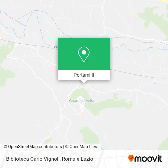 Mappa Biblioteca Carlo Vignoli