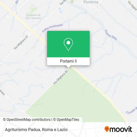 Mappa Agriturismo Padua
