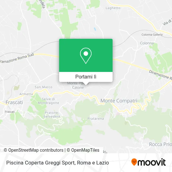 Mappa Piscina Coperta Greggi Sport