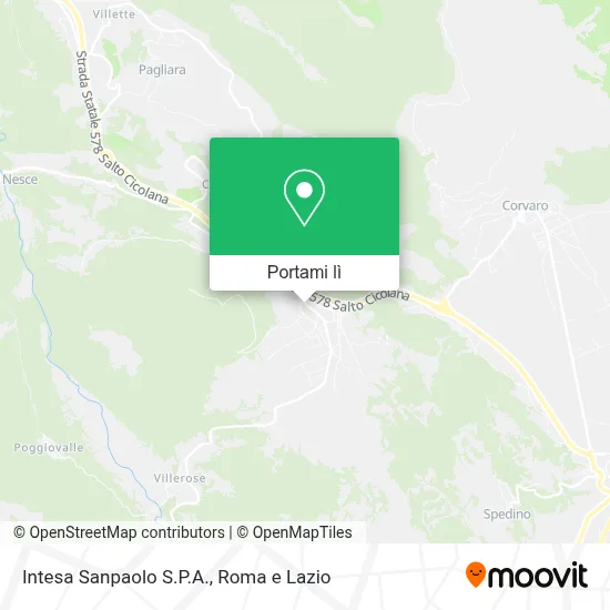 Mappa Intesa Sanpaolo S.P.A.