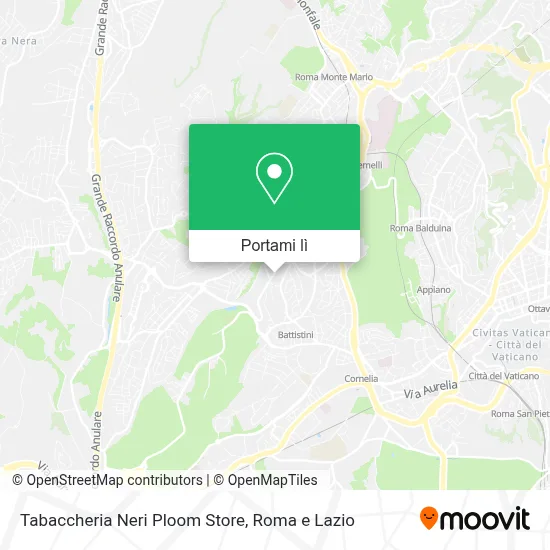 Mappa Tabaccheria Neri Ploom Store